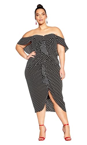 City Chic Women's Plus Size Dress-Gina Spot