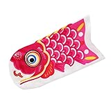 日本の装飾風鈴鯉フラグ鯉のぼりセイルフィッシュ15cmバラ赤 ローズレッド