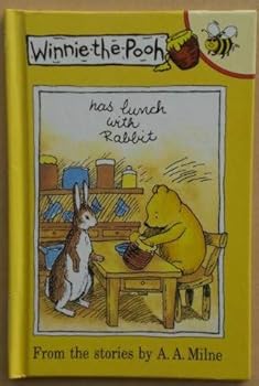 Hardcover Winnie the Pooh Has Lunch With Rabbit Book