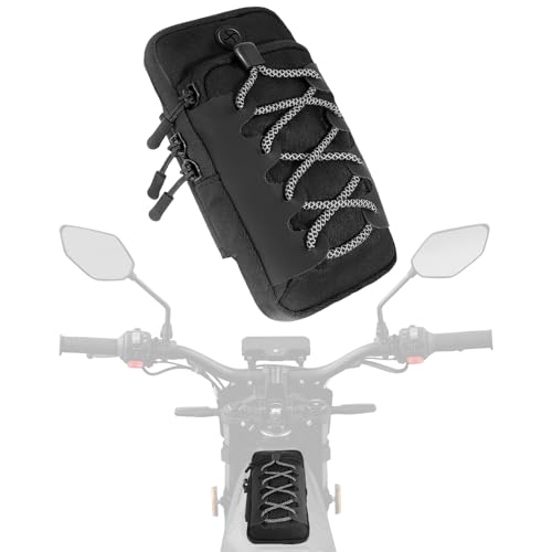 Buhobha Universal Frame Bag for Electric Dirt Bike - Front Storage Battery Cover Bag Fits Surron/Talaria/E-Ride Pro Motorcycle Phone Pouch & Battery Bag for Daily Necessities