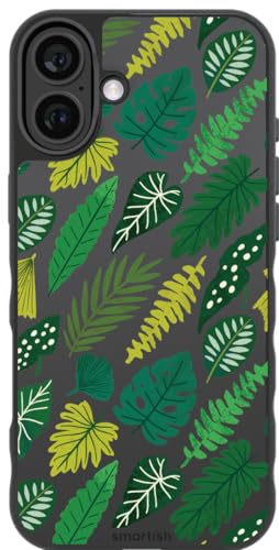 Image of Smartish - Leaf Me Alone - iPhone 16 Plus MagSafe Case - Gripmunk [Lightweight + Protective] Thin Cover - Fits iPhone 16 Plus