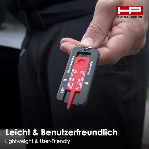 HP-Autozubehör 18252 Reifen Profiltiefenmesser