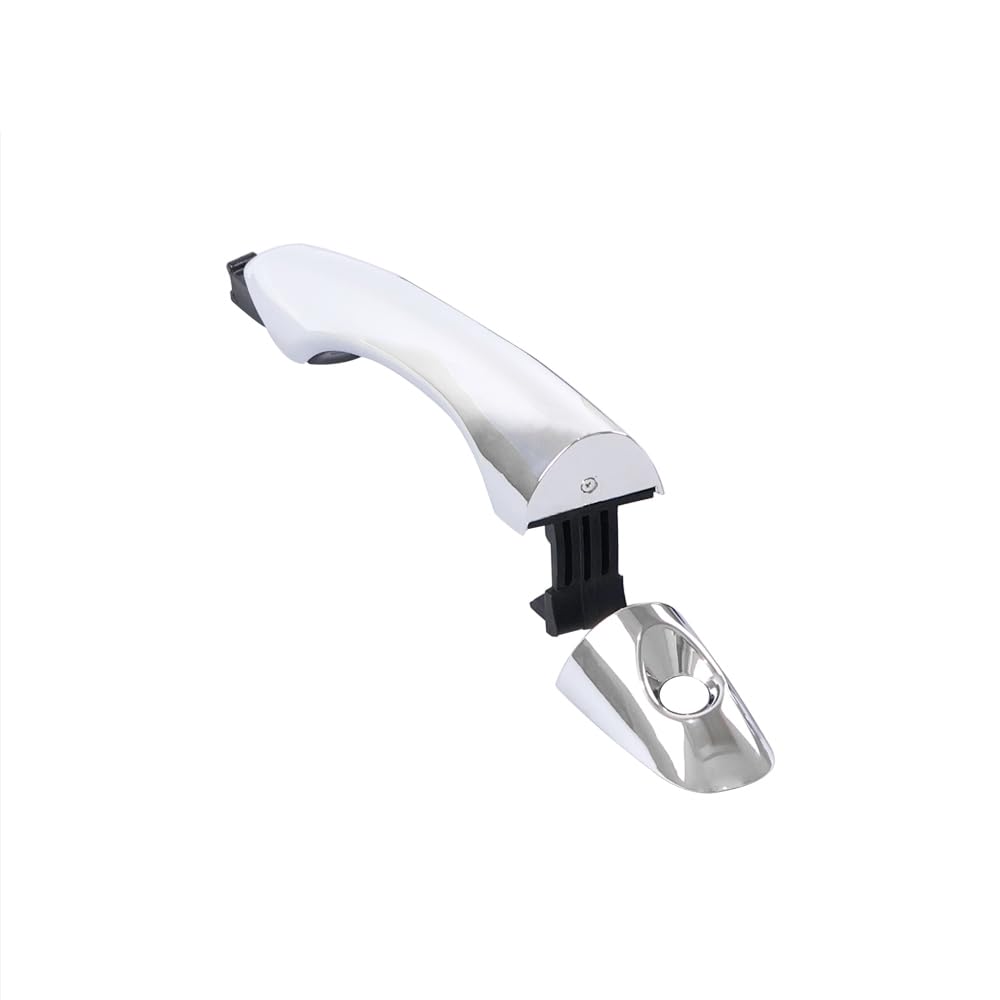 HUYILUN0104 Exterior Door Outer Handle Chrome with Cap Compatible with Kia Sorento 2016-2020 (Front Left)