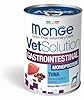 Monge Intestinal Umido Cane All Breeds,alimento completo per cani di tutte le taglie gusto TONNO per la riduzione dei disturbi dell'assorbimento intestinale | 6 scatolette da 400 grammi l’una.
