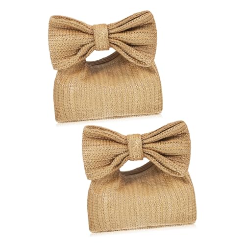 Cabas femme pour femme en paille haut de gamme avec nœud fait main