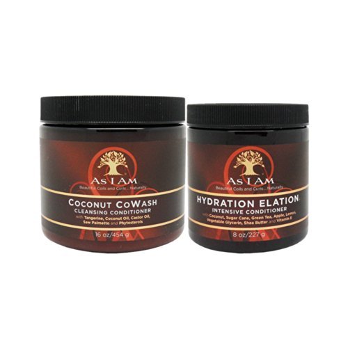 As I Am Coconut Cowash Cleansing Conditioner 16 Ounce And Hydration Elation Intensive Conditioner 8 Ounce #TOP14
