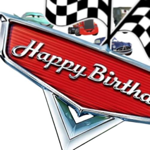 Image of Wanna Party Car Theme Cake Toppers for Birthday Cake - Racing Car Party Cake Decorations for Kids | Car Theme Cake Picks for Boys Birthday Celebration & Racing Party Supplies