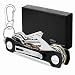 Ikrill Smart Key Holder - Compact Keychain Organizer up to 20 Keys & Accessories - Expansion Pack for 4 Different Configurations - Anti-Loosening washers plus Additional Reserve Pack included (Black)