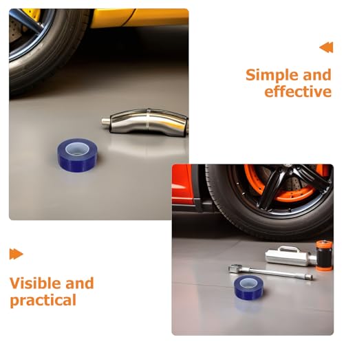 Cinta protectora adhesiva para superficies Cabilock: cinta protectora removible de 3 cm x 200 m para rines y llantas, rollo universal para protección contra rayaduras, color azul miniatura 3