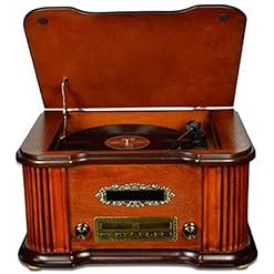 JRZTC Système stéréo à Platine Vinyle Wood Classic avec Connexion Bluetooth, Lecteur de disques Vinyle, Haut-parleurs… - Les Beatles, Paul McCartney, John Lennon, RIngo Starr, George Harrison JRZTC Système stéréo à Platine Vinyle Wood Classic avec Connexion Bluetooth, Lecteur de disques Vinyle, Haut-parleurs… – Image 6