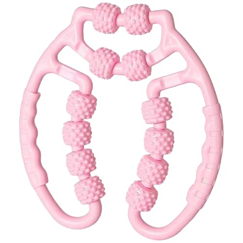 HoveeLuty Rodillo de piernas, Rodillo Muscular Manual anticelulítico de 360° con 12 Ruedas para relajar músculos, muñecas, Manos, pies y Muslos. de Masaje para piernas.