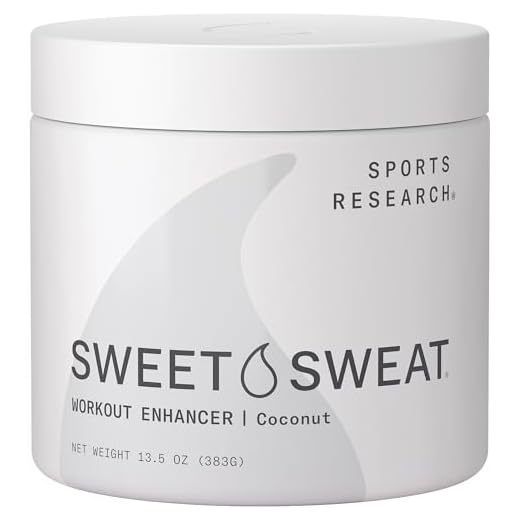 Sports Research Sweet Sweat® 'Workout Enhancer' Gel, Coconut - 13.5oz Jar