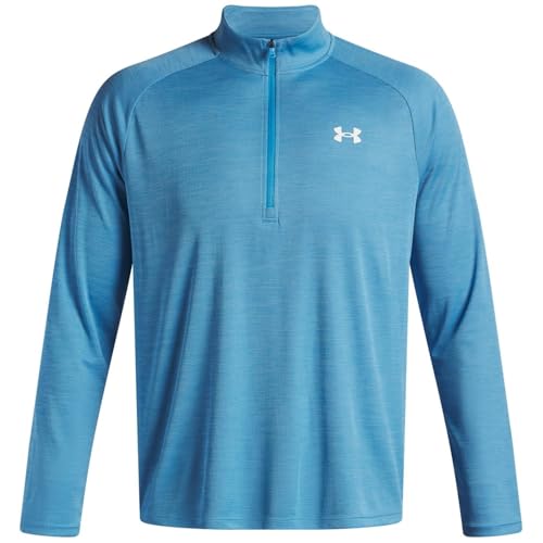 Amazon.com: Under Armour Men's Tech Textured Half Zip Long Sleeve