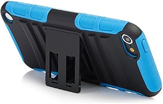 iPod Touch 7th Generation Case, Rugged Hybrid Dual Layer Protection Kickstand Full Cover