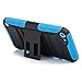 iPod Touch 7th Generation Case, Rugged Hybrid Dual Layer Protection Kickstand Full Cover Case with Video Watching Stand for Apple iPod Touch 7 7th Gen 6 6th Gen 5 5th Gen (Blue)
