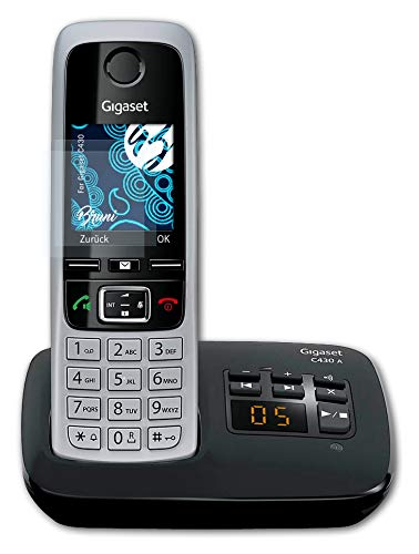 BruniScreen Protector compatible with Gigaset C430 Protector Film, crystal clear Protective Film (2X)