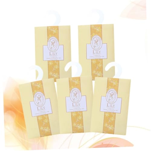 IMIKEYA 5 Peças Sachês Perfumados Para Carro Sacos De Sachês Para Gavetas Saco Perfumado Sachês Perf