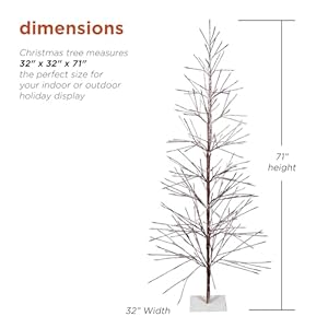 Alpinecorporation71hindooroutdoorartificialflockedchristmastreewithwhiteledlightsbrownchristmasdecoration Urban Country Home Decor Alpine corporation 71h indooroutdoor artificial flocked christmas tree with white led lights brown christmas decoration urban country home decor