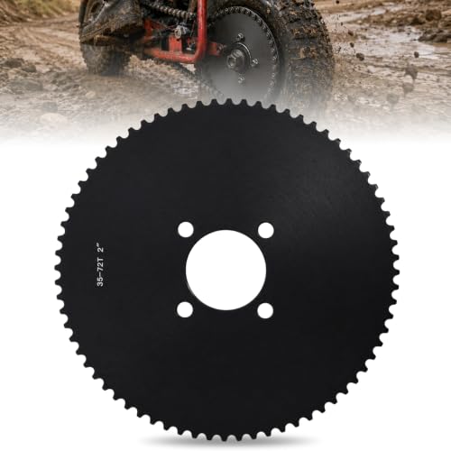 35 Chain Go Kart Sprocket 72 Tooth with 2" Bore,