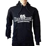  Sweat officiel Krav Maga 95 Noir kravmagaofficiel.fr (M)