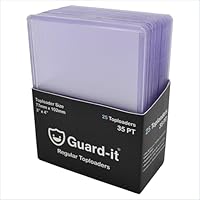 Guard-it - 3"x4" Clear Toploaders, Thick Hard Card Sleeves - Compatible with Pokemon, Sports and Magic The Gathering (25 Pack)