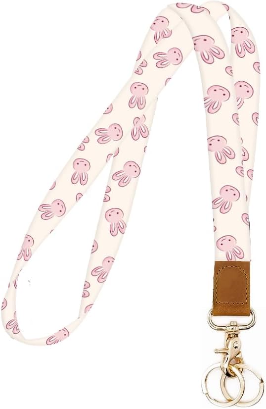 Lanyards for Keys, Durable Keychain Long Lanyard for Women Men, Cute Neck Lanyard for ID Badges Holder, Wallets, key