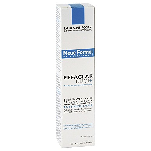 La Roche-Posay Effaclar Duo+ - Crema, Mantiene la piel limpia e hidratada y protege la piel para que no aparezcan nuevas imperfecciones, 40ml