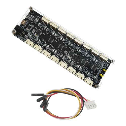 Carte d'extension USB vers UART 16 canaux multi-tension avec interface Type-C compacte