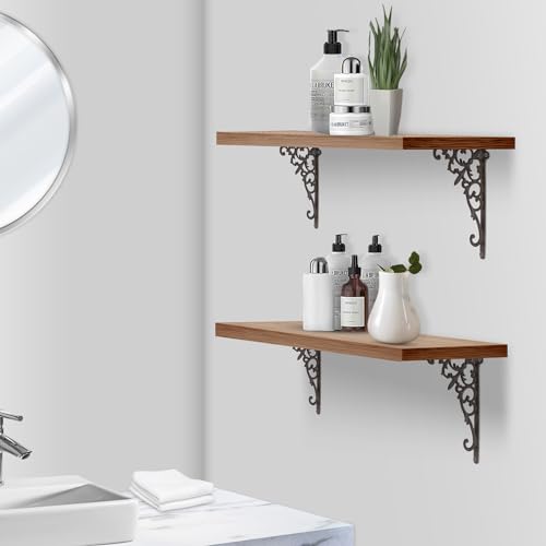 Z Metnal Decorative Shelf Brackets, 6 X 9 Inch, Cast Wrought Iron Metal Mailbox Bracket thumb #4