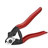 HOUSERAN ワイヤーカッター 自転車 19cm ワイヤーカッター 強力 番線 フェンス ワイヤーシール デッキ 手すり DIY 銅線対応