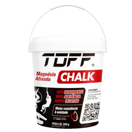 Magnésio Ativado Toff Chalk para Crossfit, Escalada, Calistenia 500gr