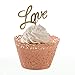 KPOSIYA Pack of 120 Cupcake Wrappers Artistic Bake Cake Paper Cups Vine Designed Laser Cut Cupcake Wraps Baking Cup Muffin Case Trays for Wedding Baby Shower Party Birthday Decoration (120, Pink)
