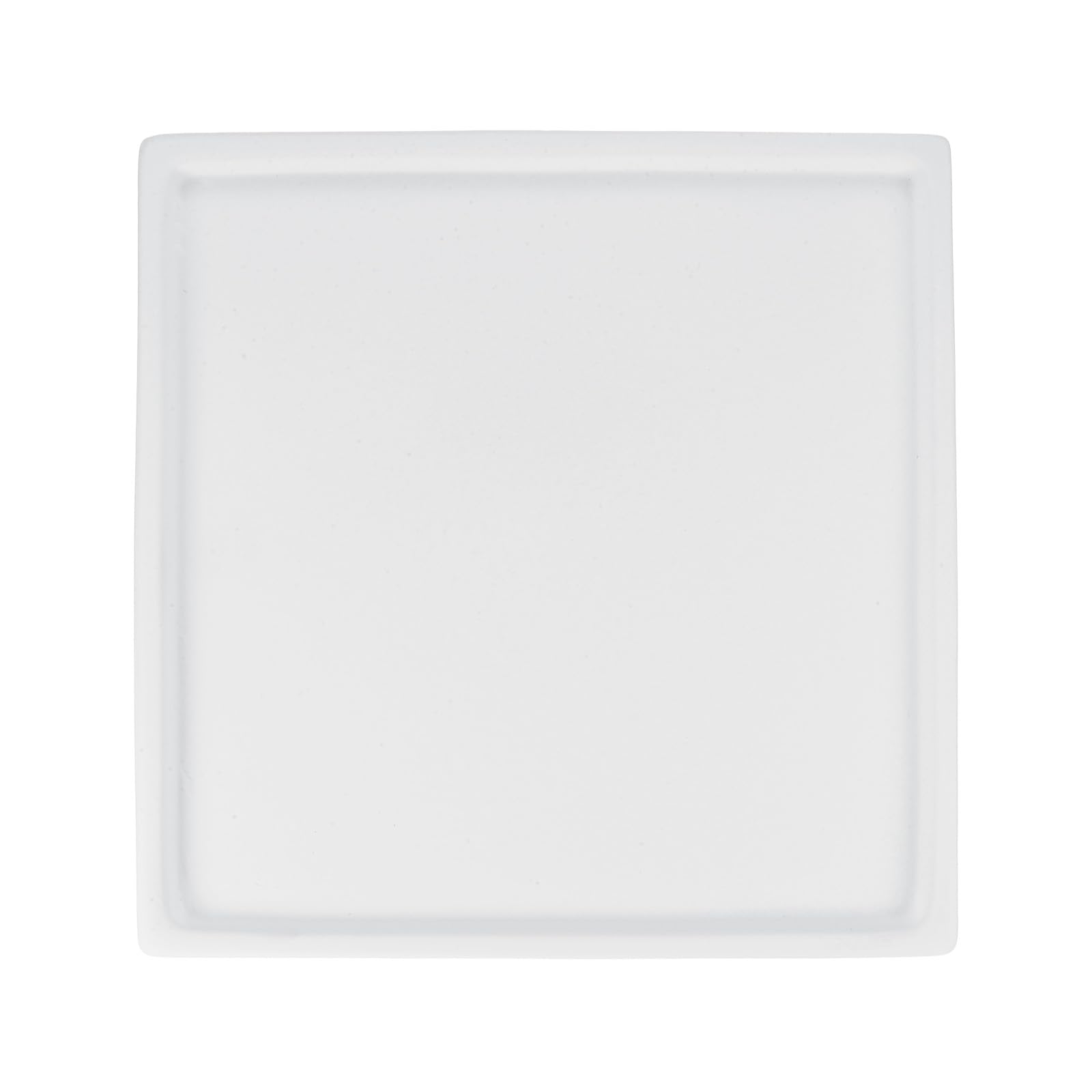 M METERXITY Ceramic Plant Saucer, 6.3 Inch Plant Water Catcher Tray