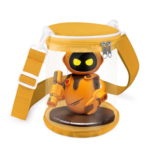 Display Bag Compatible with Eilik Cute Robot Pets, Carrying Case Compatible with Eilik DQ Robot, Yellow, Bag Only