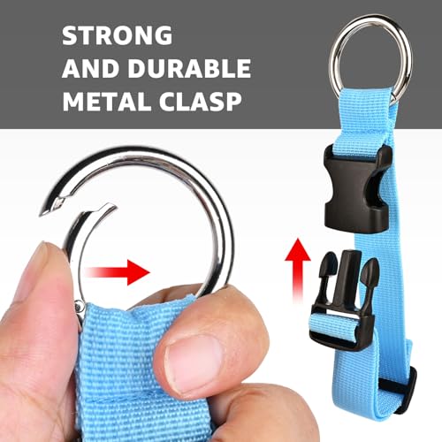 Image of Add a Bag Luggage Strap,Luggage Strap,Luggage Straps for Suitcases,Luggage Accessories,Luggage Accessories for Suitcases,Luggage Straps to Connect Two Suitcases,Backpack Accessories,Backpack Straps