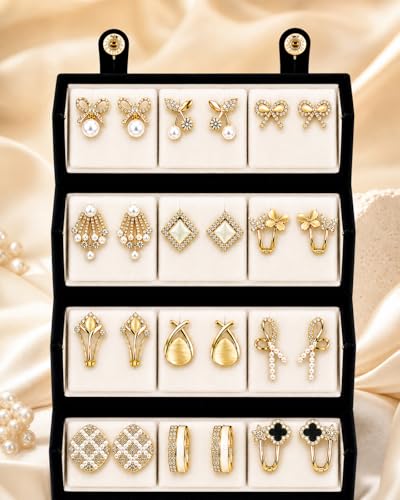 Image of Shining Diva Fashion 12 Pairs Set Earrings for Women Girls with Stylish Organizer Box | Valentine Birthday Rakshabandhan Gifts for Girls Girlfriend Wife Sister