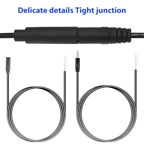 Cables de audio Jack 3.5mm macho a hembra 1m 8pcs miniatura 7