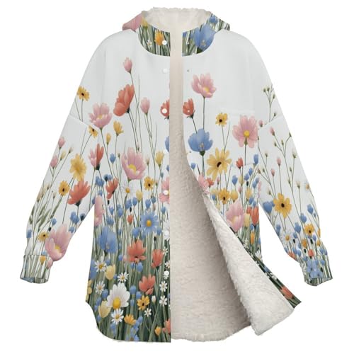 Outercoat blouson hiver décontractée vert veste polaire à boutons