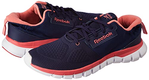 Image of Reebok Women Synthetic /Textile AIM Runner W Running Shoes Vector Navy /Rose UK-5