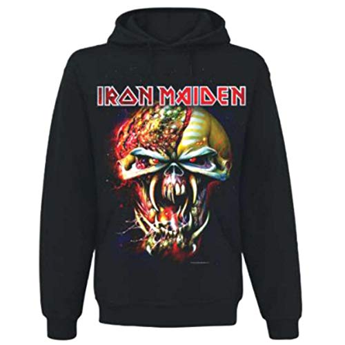 Rock Off officially licensed products Iron Maiden The Final Frontier Official Unisex Hoodie Hooded Top (Small) Black