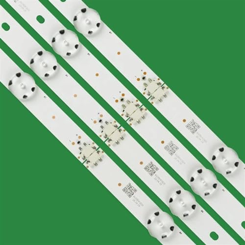 Tira de LED iluminación trasera compatible con panel LC490DGE de TV LG 49uh620v 4