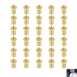【Compatibilité Étendue】Compatible avec des imprimantes 3D populaires comme Creality Ender 3, Ender 5, CR-10, Elegoo Neptune, ainsi que d’autres imprimantes utilisant des buses MK8 avec filetage M6. Buses 3D convient pour de nombreuses applications d’impression 3D.