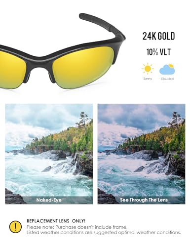 Image of BLAZERBUCK Replacement Lenses & Sock Kit for Oakley Half Jacket Sunglass