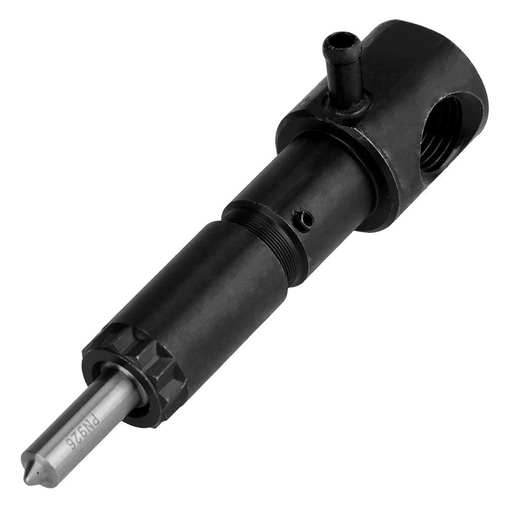 Iniettore di carburante Aramox, iniettore di carburante nero completamente in metallo 108 mm per Kipor 186F 186FA 186FAE 418CC
