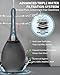 Enema Douche Anti Back-Flow, Anal Douche Connected to Shower Hole,Enema Bulb with 7 Spouts, Reusable Enima Vaginal Cleaner kit for Men Women