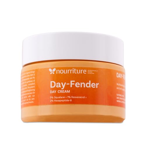 Nourriture Day-Fender Day Cream with 5% Squalane, 1% Resveratrol,...
