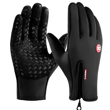 Luva Moto Térmica Touch-screen Resistente A Chuva E Frio Unisex