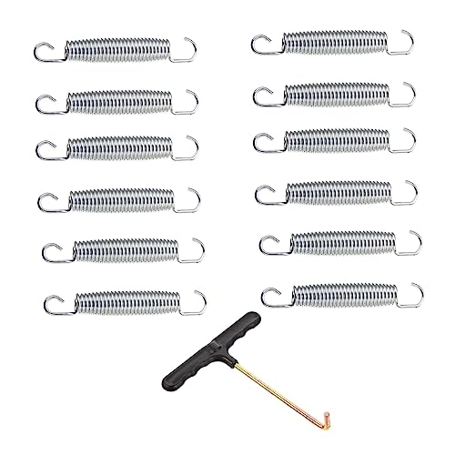 Ressorts de trampoline allongés à crochet pour restaurer le rebond et réparer la bâche