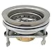SinkStrainer, D1-1/2", SS, GalvS, Chrome