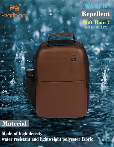 Image of Litmus Anti Theft Faux Leather Water Proof Laptop Backpack /Classic Backpack /School & College Backpacks